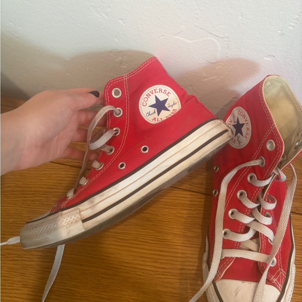 Converse Chuck Taylor All Star Red High-Top Sneakers